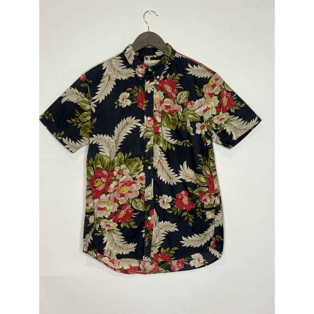 VTG Ralph Lauren Denim & Supply Medium Tropical Floral Short Sleeve Button Down